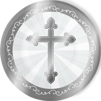 Pratos Cruz Prateada Grandes