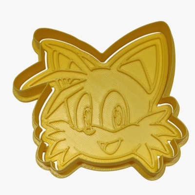 Cortador c/ Carimbo Sonic the Hedgehog - Tails
