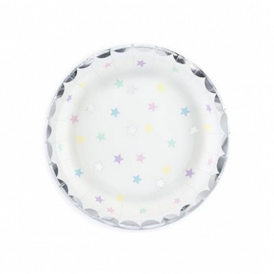 Pratos Estrelinhas Coloridas
