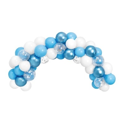 Conj. Balões Azuis e Branco