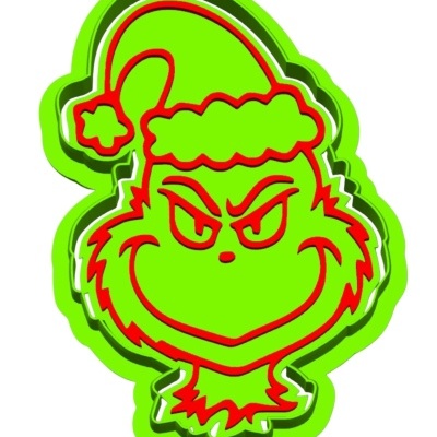 Cortador c/ Carimbo Grinch
