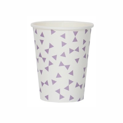 Copos Lilás Triângulos