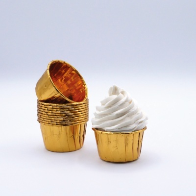 Formas Cupcakes Douradas