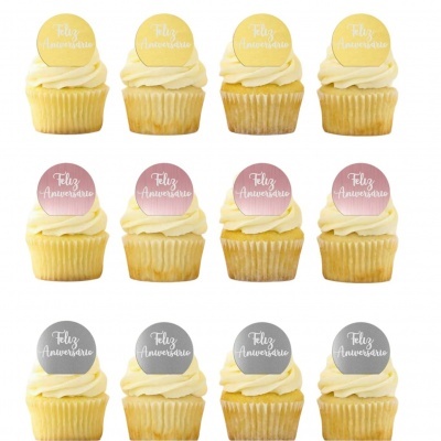 Tags Decorativas Feliz Aniversário