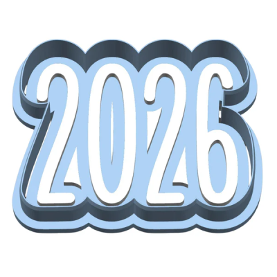 Cortador c/ Carimbo Ano Novo 2026