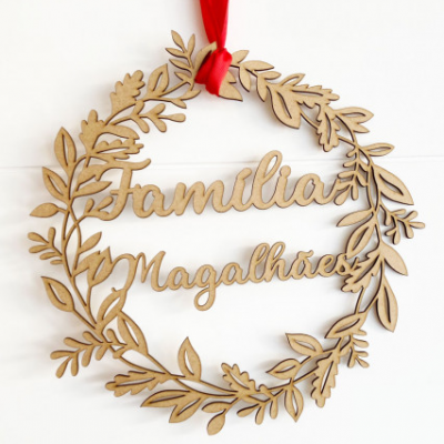 Grinalda de Porta Personalizada