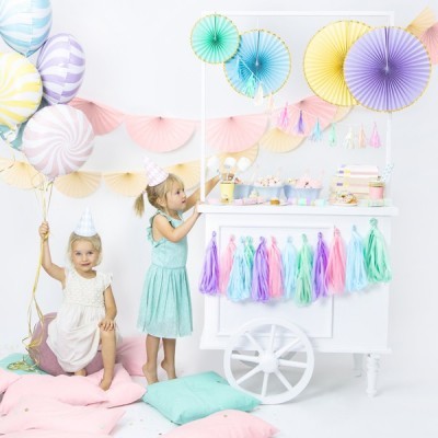 Rosetas Amarelo Claro Conj. 3