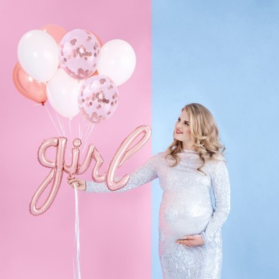 Balão Girl Rose Gold