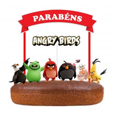 Topo Bolo Angry Birds