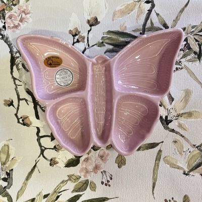 Taça Borboleta Rosa Pastel