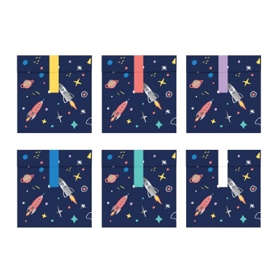 Sacos Papel Espaço e Astronautas