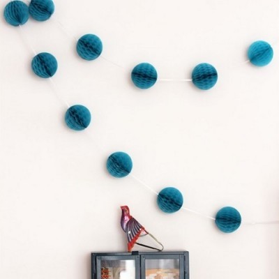 Grinalda Mini Bolas Rosa