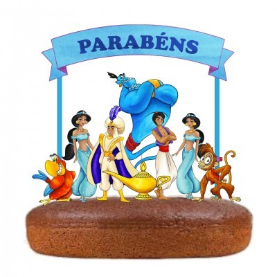 Topo Bolo Yasmin e Aladino