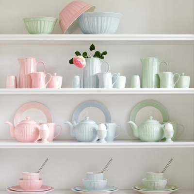 Conj. Chávena e Pires Verde Clara Greengate