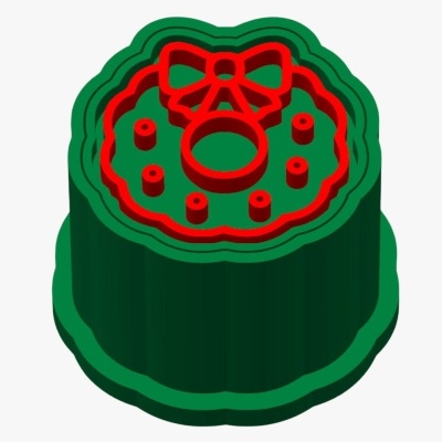 Molde Brigadeiro c/ Carimbo Coroa de Natal