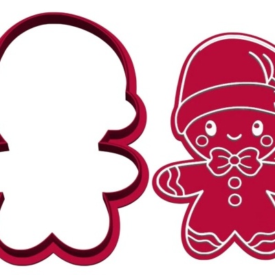 Cortador c/ Carimbo Gingerbread