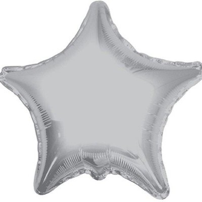 Balão Estrela Prateado