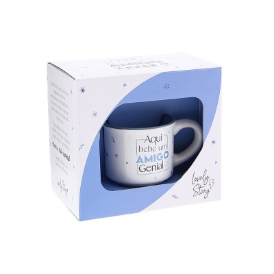 Chávena Aqui bebe um Amigo Genial