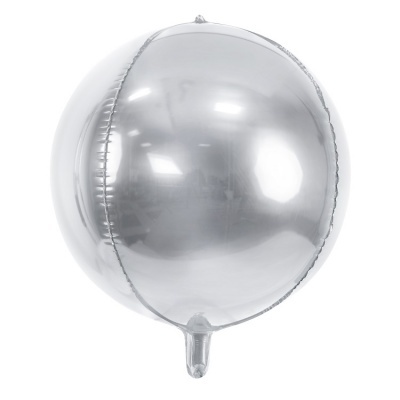 Balão Prateado Redondo