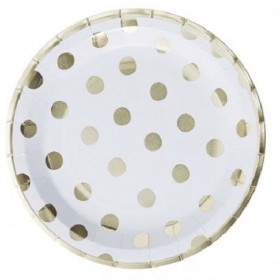 Pratos Bolas Douradas