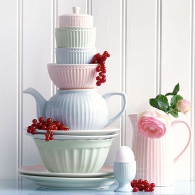 Conj. Chávena e Pires Verde Clara Greengate