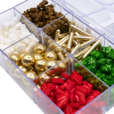 Caixinha Confetis Açúcar Mistura Natal