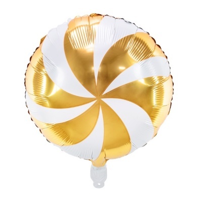 Balão Candy Natal Dourado