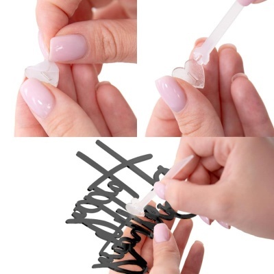 Front Topper Happy Birthday Preto