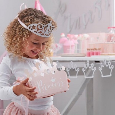 Conj. 5 Caixas Coroas Princess