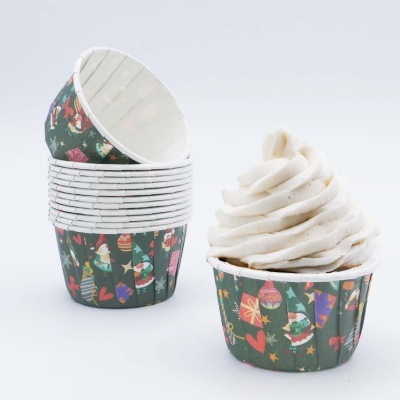 Formas Cupcakes Natal Verdes