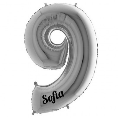 Balão Gigante 9 Preto