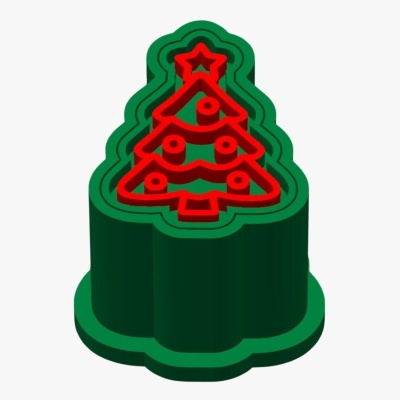 Molde Brigadeiro c/ Carimbo Árvore de Natal