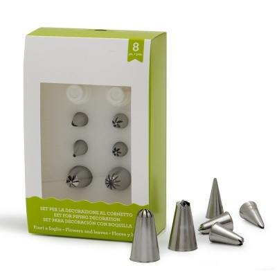 Conj. Bicos Pasteleiro Flores e Folhas