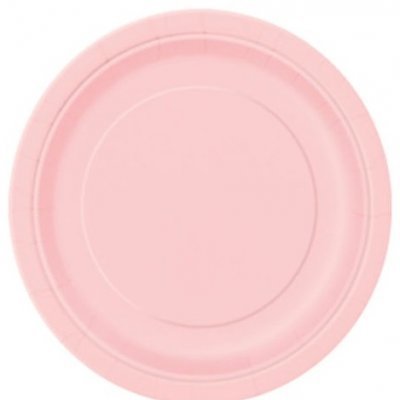 Pratos Rosa Claro Grandes