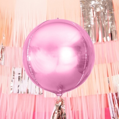 Balão Rosa Redondo