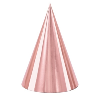 Chapéus Rose Gold Metálico Lisos