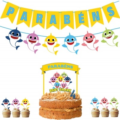 Kit Festa Baby Shark