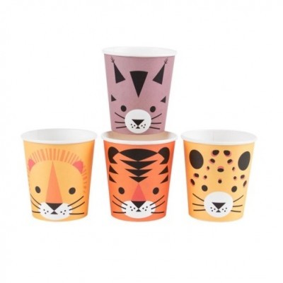 Copos Animais Selva