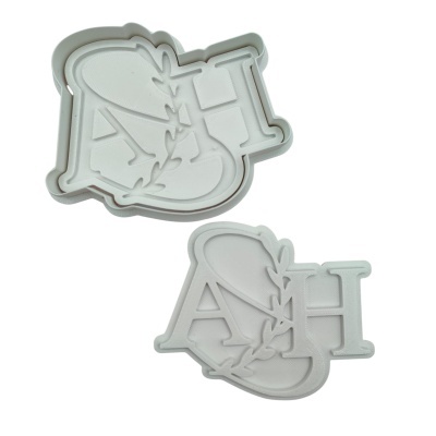 Cortador Personalizado Monograma c/ Carimbos