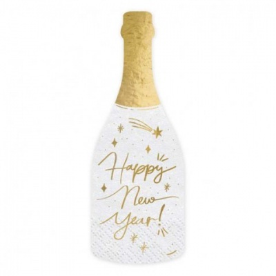 Guardanapos Garrafa Happy New Year