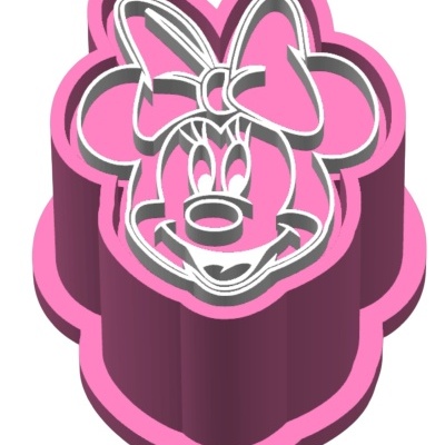 Molde Brigadeiro c/ Carimbo Minnie