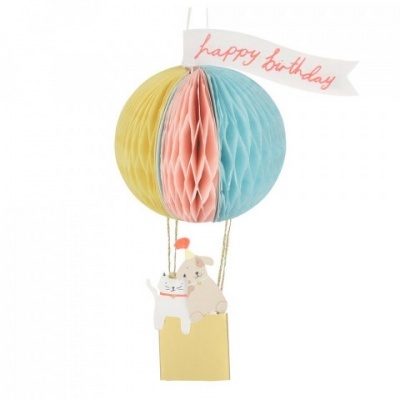 Postal Balão Happy Birthday