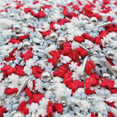 Confetis Açúcar Mix Natal Botinhas