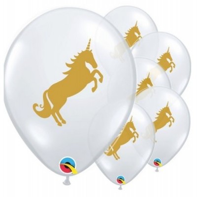 Conj. 5 Balões Unicórnio