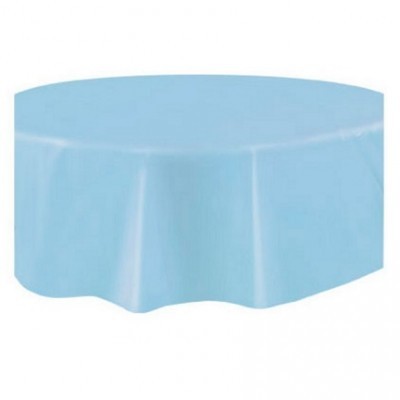Toalha Azul Claro Redonda