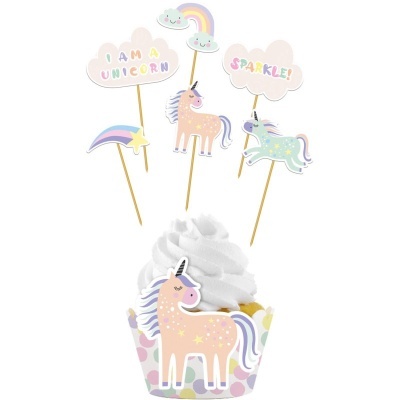 Kit Wrap + Toppers Unicornio