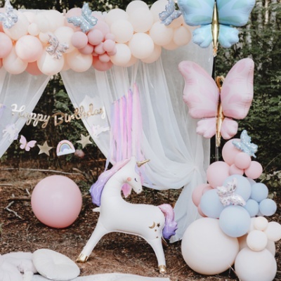 Balão Borboleta Azul