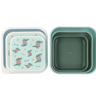 Conj. 3 Caixas Croco