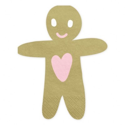 Guardanapos Boneco Gengibre