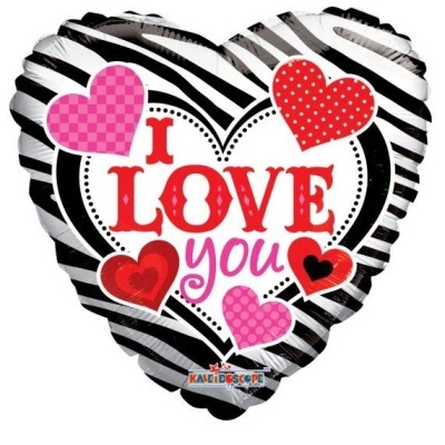 Balão Coração I Love You
